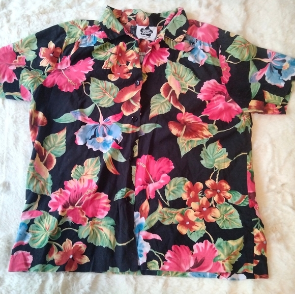 Hilo Hattie Hawaiian Top - Picture 1 of 6